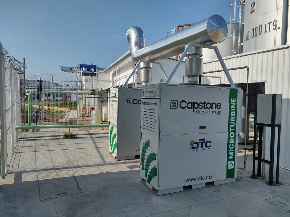 Funcionamiento de las Turbinas Capstone Green Energy Corporation